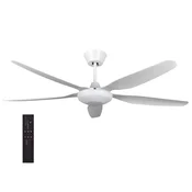 PROSTO beli plafonski ventilator 137cm, 5 elisa