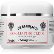 D.R. Harris Exfoliating Cream čistilni piling za obraz za moške 50 ml