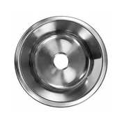 Okrugla sudopera bez sifona, Inox