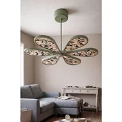 Opviq luster Fleuris, LED 12 W, zeleni