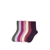 Lindex Nogavice kremna/antracit/lila/mauve/orhideja/jagoda