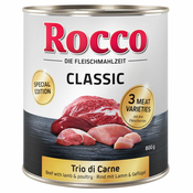 Posebno izdanje: Rocco Classic Trio di Carne - Ekonomično pakiranje: 24 x 800 g