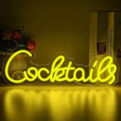Neon stenska luč za bar