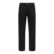 Only & Sons Kavbojke ONSEdge črn denim