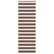 Zebra zavjesa Smeda 90x200 cm Širina tkanine 85,9 cm Poliester