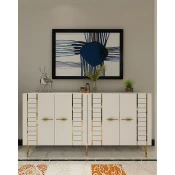 Hanah Home Konzolni sto Imre, 150x75x35 cm, Beli
