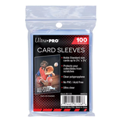Ultra Pro Card Sleeves - For Standard 6.35cm x 8.89cm cards (Pack of 100)