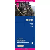 World Mapping Project Reise Know-How Landkarte Bhutan (1:250.000). Bhoutan / Bután