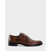 Elegantne muške braon cipele / Double Monk Strap - 4