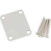 Fender 4-Bolt Vintage-Style Neck Plate Plain Chrome