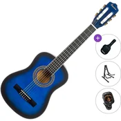 Pasadena PC-10-1/2 Standard SET Blue Burst Polovična klasična kitara za otroke