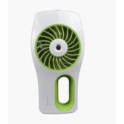 Ručni mini ventilator zeleno-beli