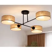 Brilagi - Plafonski luster VIRGO 4xE14/40W/230V bež/crna