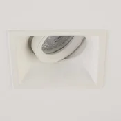 Searchlight Vgradna svetilka Slim Trim Square, bela, 9 x 9 cm, aluminij, GU10 - Dnevna soba/jedilnica - Sodobni