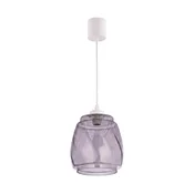 Brilagi - LED luster na sajli RETRO GLASS 1xE27/60W/230V precnik 26 cm bela/dimno siva