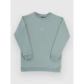 Blue Tomato Mini Logo Crew Kids Sweater iceberg green