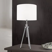 ORION Roger stolna lampa, tronožac, podesiva po visini - Dnevni boravak/blagovaonica - Moderan - bijela, mat nikal - Metal