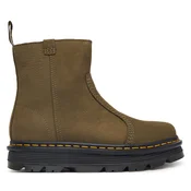 Škornji Dr. Martens ZEBZAG Rigger Olive Wyoming DM42022300 Zelena