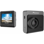 Pioneer VREC-130RS, Full HD, 132°, Crno, LCD, 5,08 cm (2"), MicroSD (TransFlash)