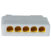 Gembird POE-EXT-14G Mrežni ruter, 5 port, 1000mbps,POE extender, 44-57Vdc, 100m, 802.3af/at, Beli