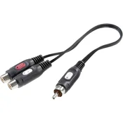 SpeaKa Professional SpeaKa Professional-Audio adapter\, moški činč konektor/2x ženski činč konektor, (20411372)