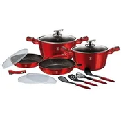 Berlingerhaus Set posod BH-7057 13 ks Burgundy Metallic Line I