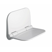 Zložljivi sedež za prho DINO, 38 x 30 cm, bel - Bela - 24 - Plastika - Vijaki - Aqualine - 37,5x29,5 cm