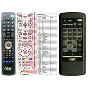 General JVC RM-C470 - compatible General-branded remote control