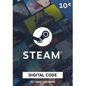 Steam Gift Card 10 € (EURO) - vrednostna predplačniška kartica