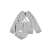 ADIDAS SPORTSWEAR Športna trenirka siva/bela
