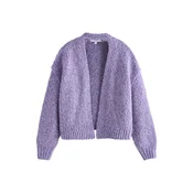 Next Pletena jopa pastelno lila