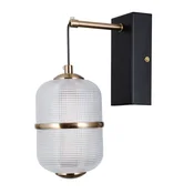 ITALUX WL-34375-1-BK - LED zidna lampa ALANI LED/6W/230V 3000K crna/zlatna