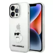 Karl Lagerfeld Etui Karl Lagerfeld Ikonik Choupette za iPhone 14 Pro - prozorno