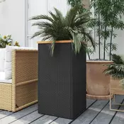 Sadilica crna 40 x 40 x 80 cm od poliratana