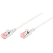DIGITUS Digitus DK-1624-100S RJ45 omrežni kabel\, Patch kabel CAT 6 U/FTP 10.00 m siva zaščiten\, brez halogena\, dvojno oklopljen 1 kos, (20418151)