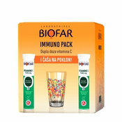 Biofar Immuno Pack 2 x Vitamin C 1000mg + caša gratis