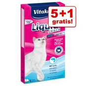 5 + 1 gratis! Vitakraft Cat Liquid-Snack 6x15 g - Z govedino & inulinom