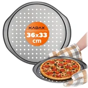 KADAX Perforiran okrogel pekač za pico, premer 31 cm