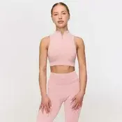 GymBeam Fierce Seamless Sports Bra Baby Pink