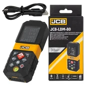 JCB Laseromjer digitalni mjerac LCD 80m USB-C punjac