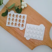 KREATIVNI SLATKIŠI Modla za kolace Ðumbirko sprinkles,15 mm, Bela