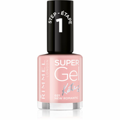 Rimmel Super Gel By Kate gel lak za nokte bez korištenja UV/LED lampe nijansa 021 New Romantic 12 ml