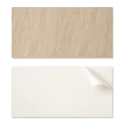 shumee Vinilna dekoracija s potiskom za montažo brez orodja 100x50 cm vzorec imitacije marmorja