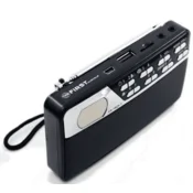 First Austria Radio džep First FM LCD zaslon + MP3/USB/Micro SD, Black