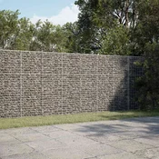 vidaXL Gabion z žico 3,5 mm in mrežo 5x2,5 cm 250x30x150 cm