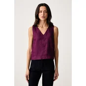 United Colors of Benetton bluza ženska lanena