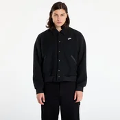 Jakna Nike Sportswear Club Mens High-Pile Fleece Coaches Jacket Black/ White S