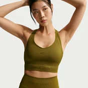 Nike Pro Seamless Womens Dri-FIT Cropped Tank Top - Brown