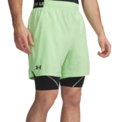 Under Armour Športne kratke hlače Vanish Woven 6in 1373718 Svetlo zelena Regular Fit