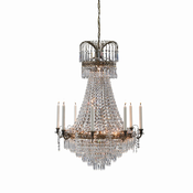 Markslöjd 100659 - Lestenec na verigi LACKO 9xE14/40W/230